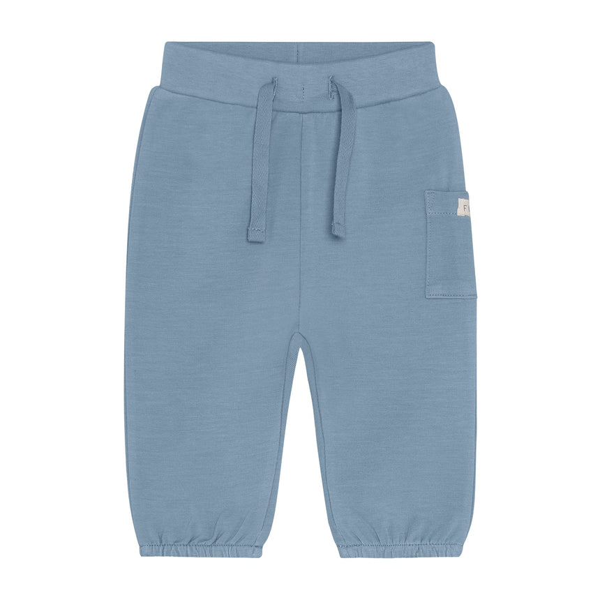 Pantalon Ouaté Uni 6-24mois-Fixoni-Bleu-1 m-FIX-423116-7019-CLÉMENT
