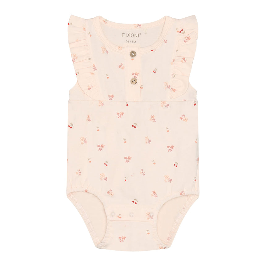 Combinaison Imprimée Cerise 6-24mois-Fixoni-Rose-6 m-FIX-423156-5718-CLÉMENT