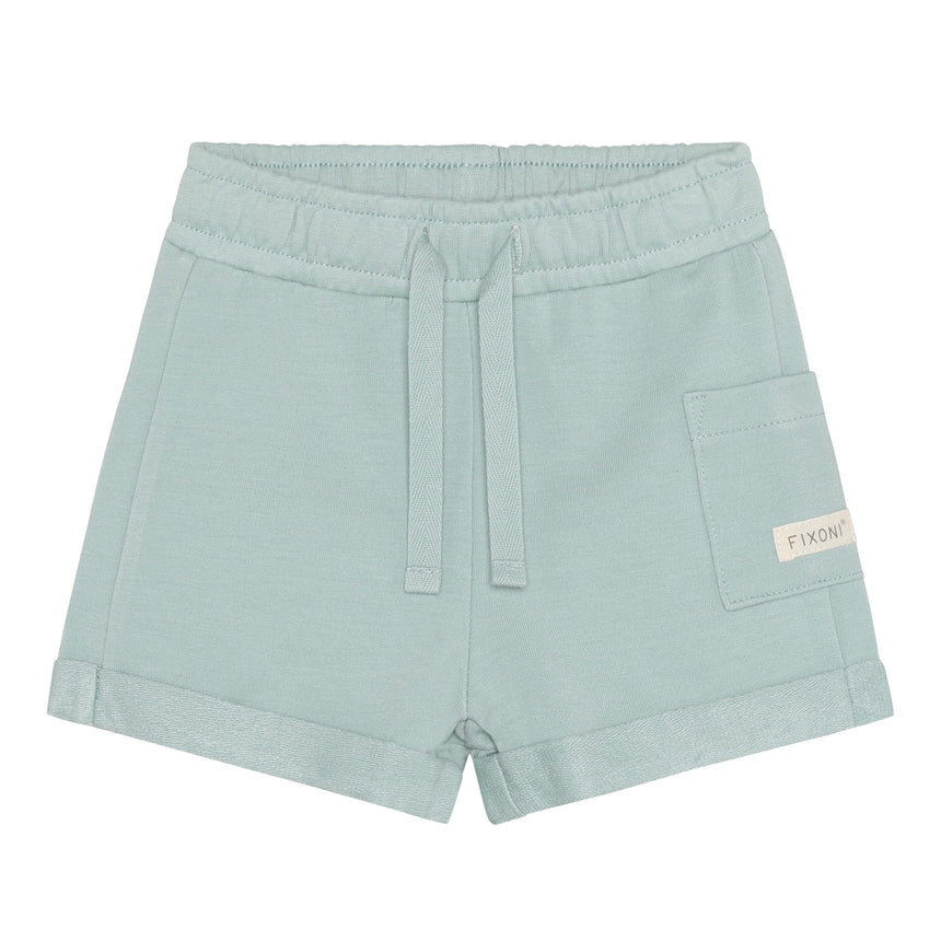 Short Ouaté Uni 6-24mois-Fixoni-Turquoise-3 m-FIX-423184-8002-CLÉMENT