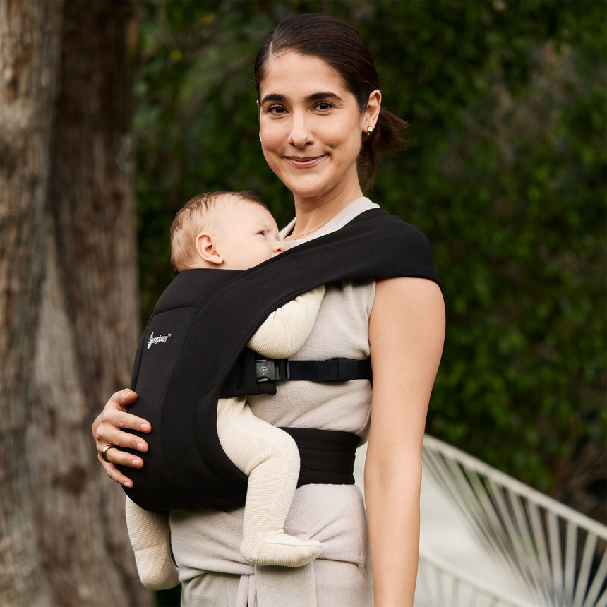 Porte-bébé Nouveau-Né Embrace - Noir Intense-Ergobaby-FUL-BCEMABLK-CLÉMENT