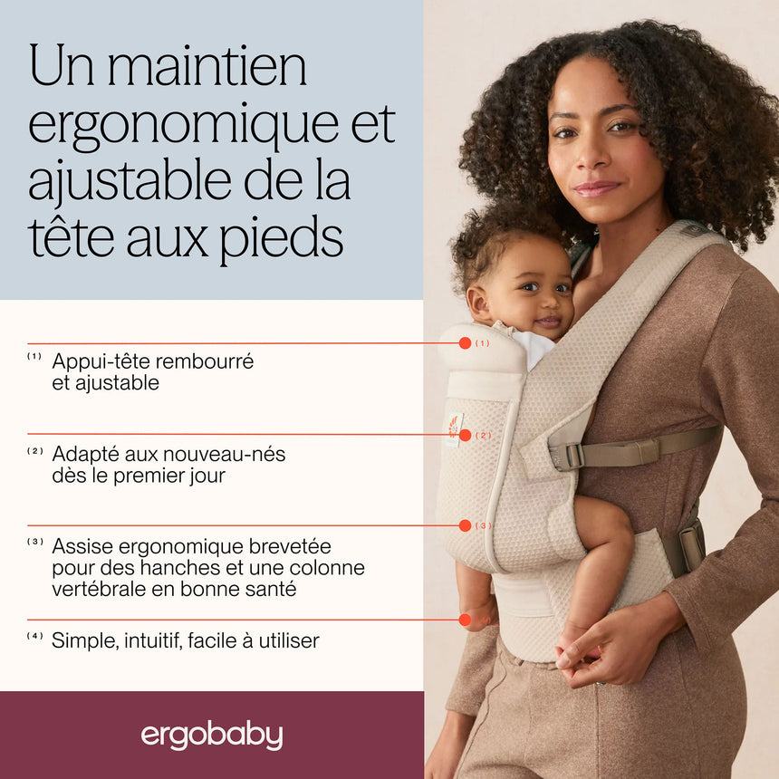 Porte-bébé Omni Lite - Beige Naturel