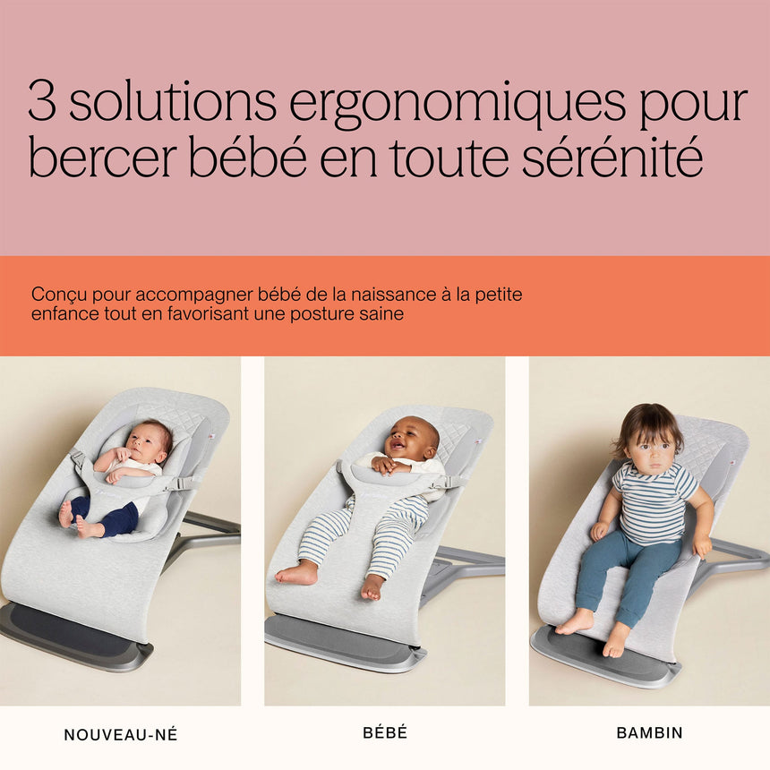 Siège Berçant Evolve Mesh 3-en-1 - Sauge-Ergobaby-FUL-EVLBNCSGGRNM-CLÉMENT