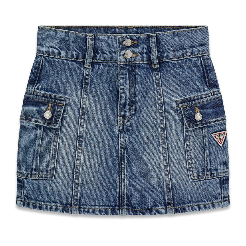 Jupe Denim 7-14ans-Guess Kids-Denim-7-GUE-J6RD20D45E0-CLÉMENT
