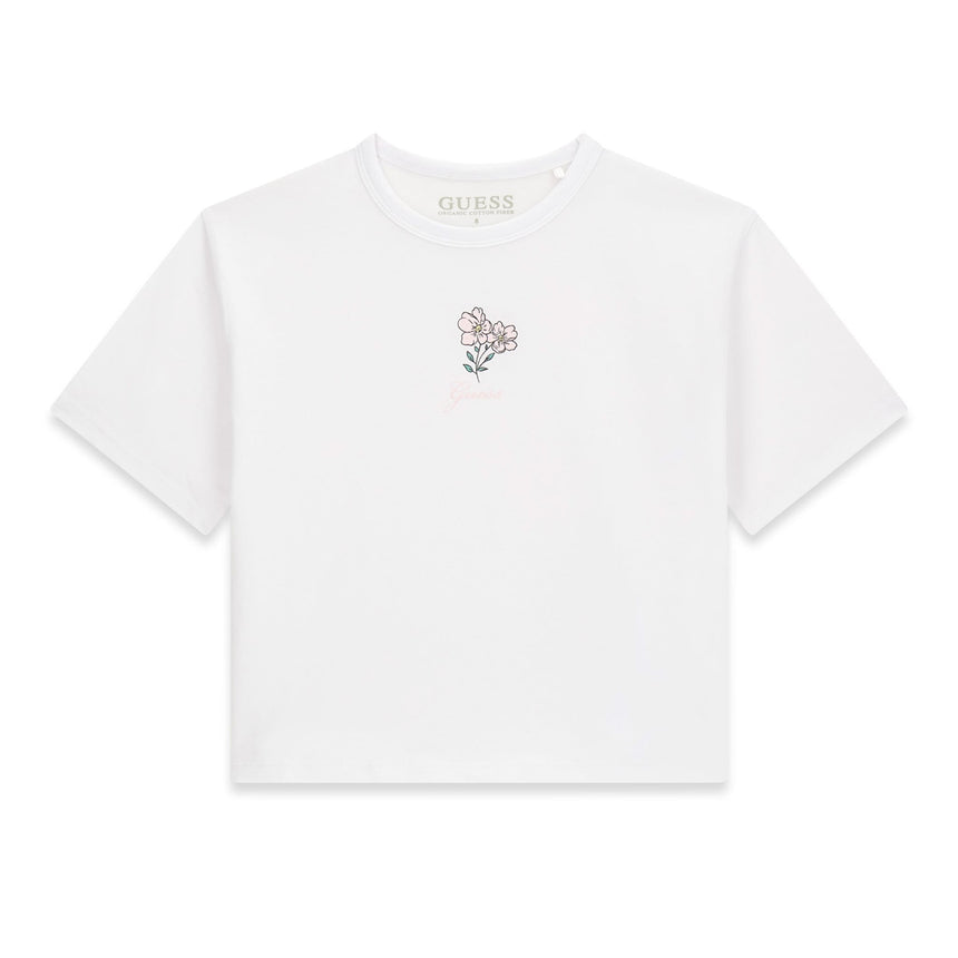 T-shirt Fleur 7-14ans-Guess Kids-Blanc-7-GUE-J6RI31K6YW4-CLÉMENT