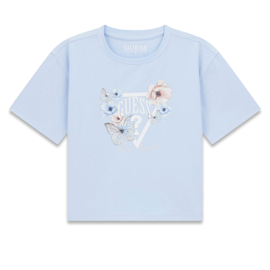 T-shirt Logo Papillon 7-14ans-Guess Kids-Bleu-7-GUE-J6RI32K6YW4-CLÉMENT