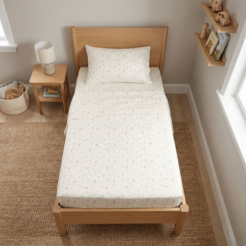 Ensemble Draps Lit Simple - Herbes