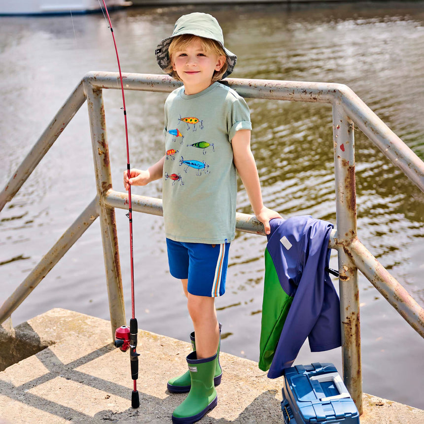 T-shirt Hameçon 3-8ans-Hatley-HAT-S26GLK1194-CLÉMENT