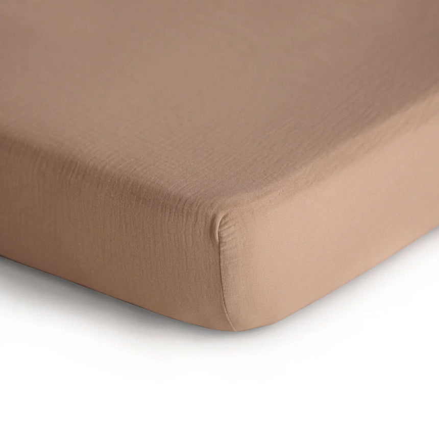 Drap Contour pour Lit de Bébé Mousseline - Naturel-Mushie-HIE-MCS-302-CLÉMENT