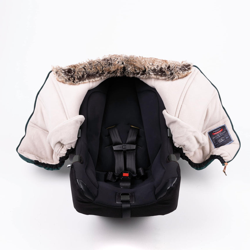 Winter Car Seat Covers - Classic Collection - Onyx Wolf