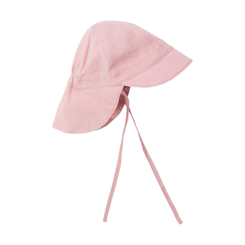 Chapeau Mousseline 0-6m-Huttelihut-Rose-0-3 m-HTH-460459-CLÉMENT