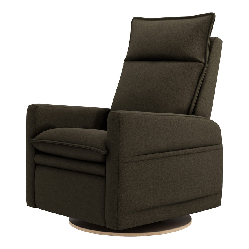 Fauteuil Berçant et Pivotant Arya - Tissu Anti-tache Mojo Espresso-Jaymar BB-JAM-522-ESPRE006-CLÉMENT