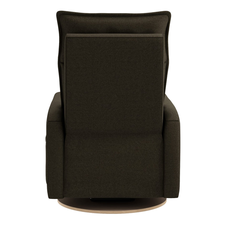 Fauteuil Berçant et Pivotant Arya - Tissu Anti-tache Mojo Espresso-Jaymar BB-JAM-522-ESPRE006-CLÉMENT