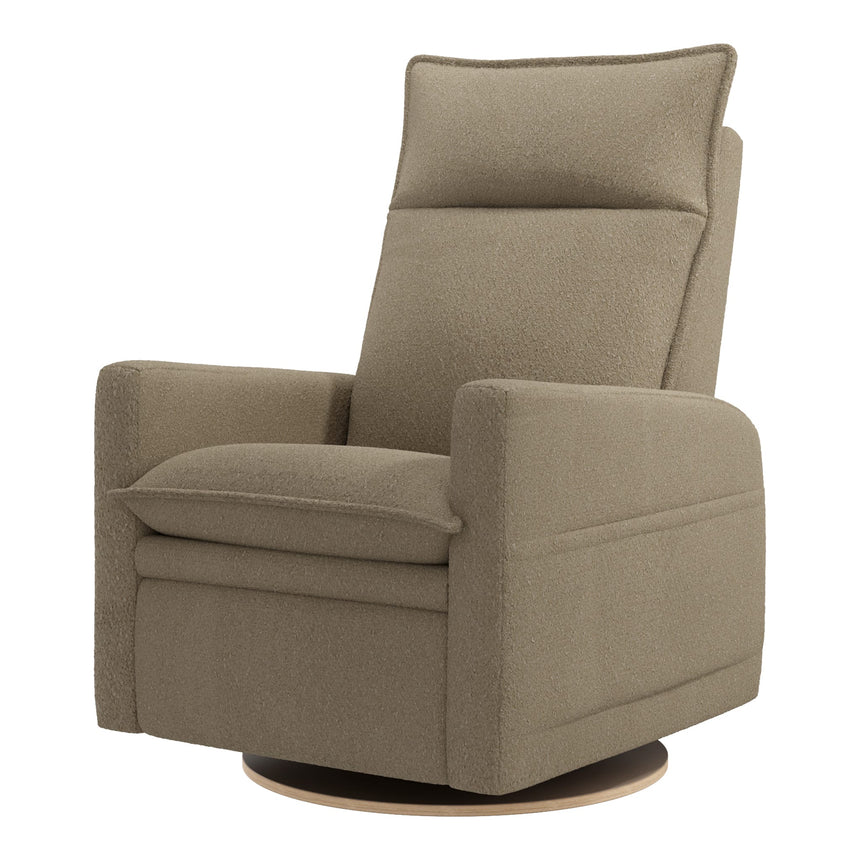 Fauteuil Berçant et Pivotant Arya - Tissu Anti-tache Tessa Mocha-Jaymar BB-JAM-522-MOCHA606-CLÉMENT