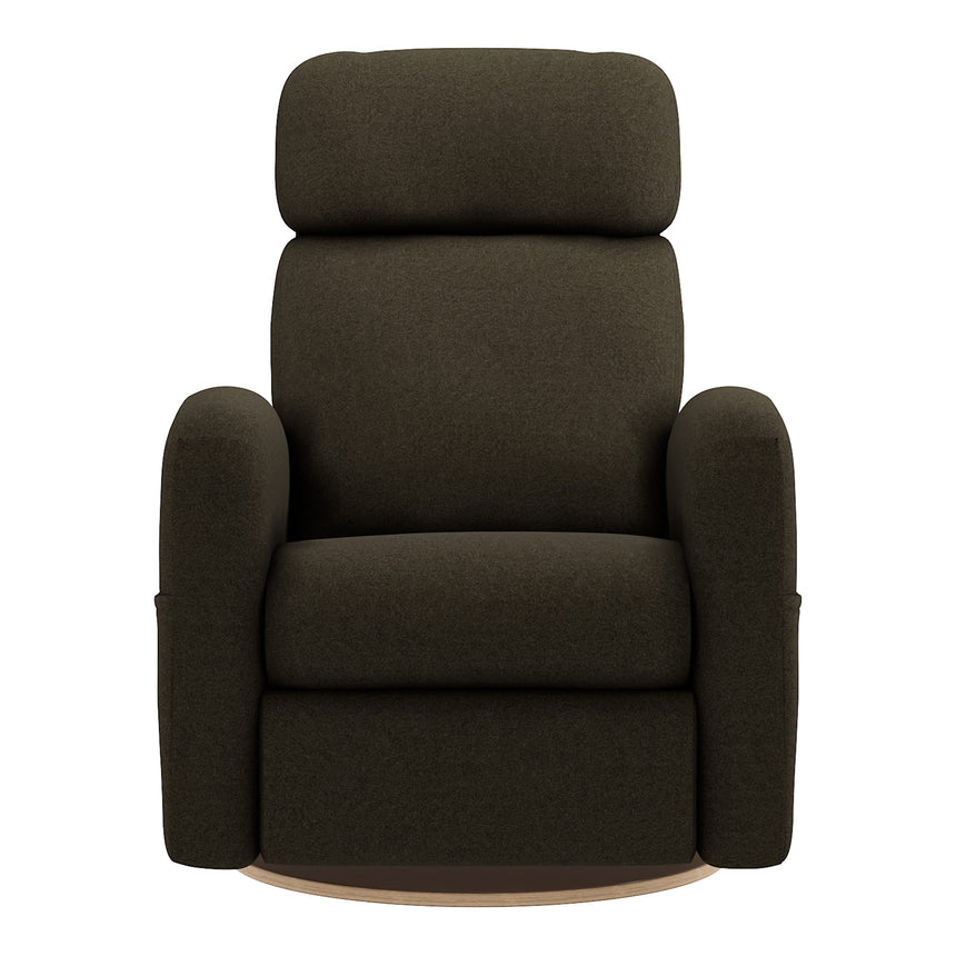 Fauteuil Berçant Inclinable Pivotant Hailey - Tissu Anti-tache Mojo Espresso-Jaymar BB-JAM-523-ESPRE006-CLÉMENT