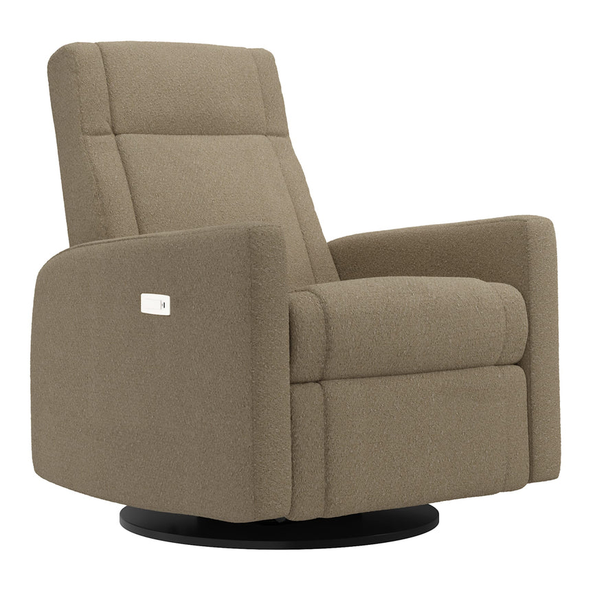 Grand Fauteuil Berçant et Pivotant Nelly avec Mécanisme Électrique - Mocha-Jaymar BB-JAM-525295-MO606-CLÉMENT