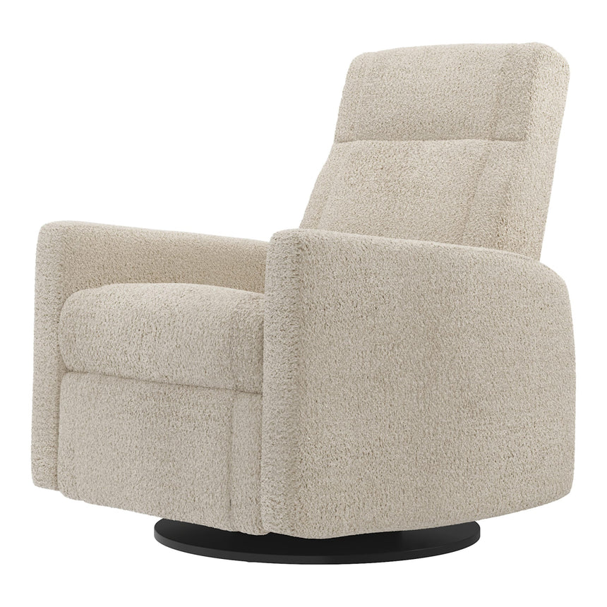 Grand Fauteuil Berçant et Pivotant Nelly avec Mécanisme Électrique - Puppy Sand-Jaymar BB-JAM-525295PUPP14-CLÉMENT