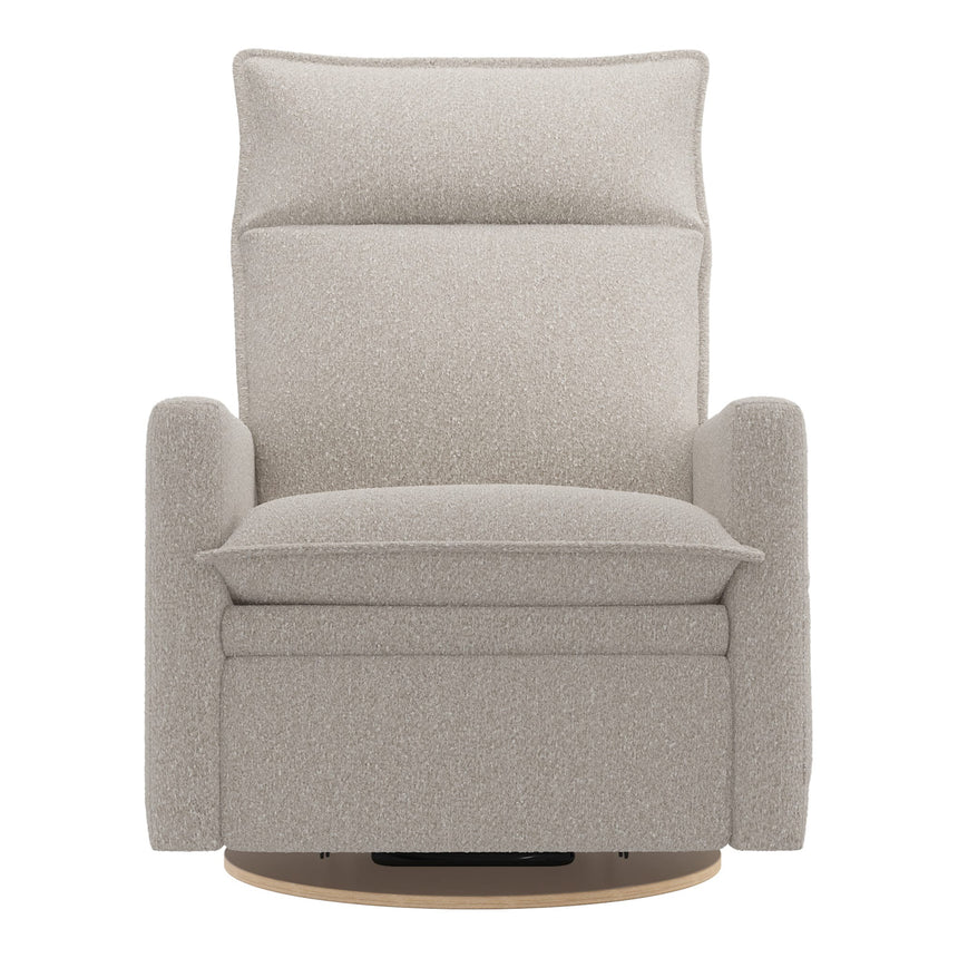 Grand Fauteuil Berçant et Pivotant Arya avec Mécanisme Électrique - Beyond Sheep Vanilla-Jaymar BB-JAM-526295BEYO11-CLÉMENT