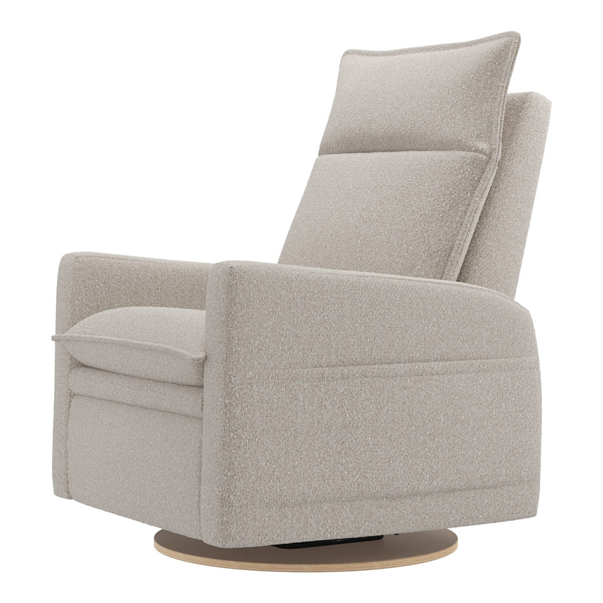 Grand Fauteuil Berçant et Pivotant Arya avec Mécanisme Électrique - Beyond Sheep Vanilla-Jaymar BB-JAM-526295BEYO11-CLÉMENT