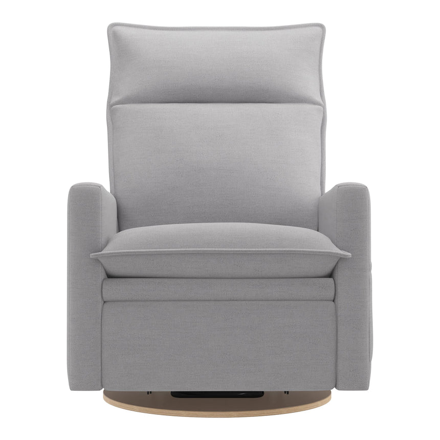 Grand Fauteuil Berçant et Pivotant Arya avec Mécanisme Électrique - Como Dove Grey-Jaymar BB-JAM-526295COMO61-CLÉMENT