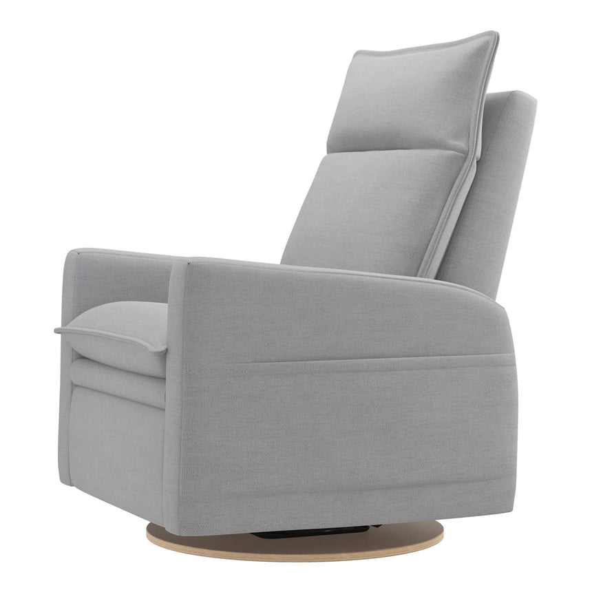 Grand Fauteuil Berçant et Pivotant Arya avec Mécanisme Électrique - Como Dove Grey-Jaymar BB-JAM-526295COMO61-CLÉMENT