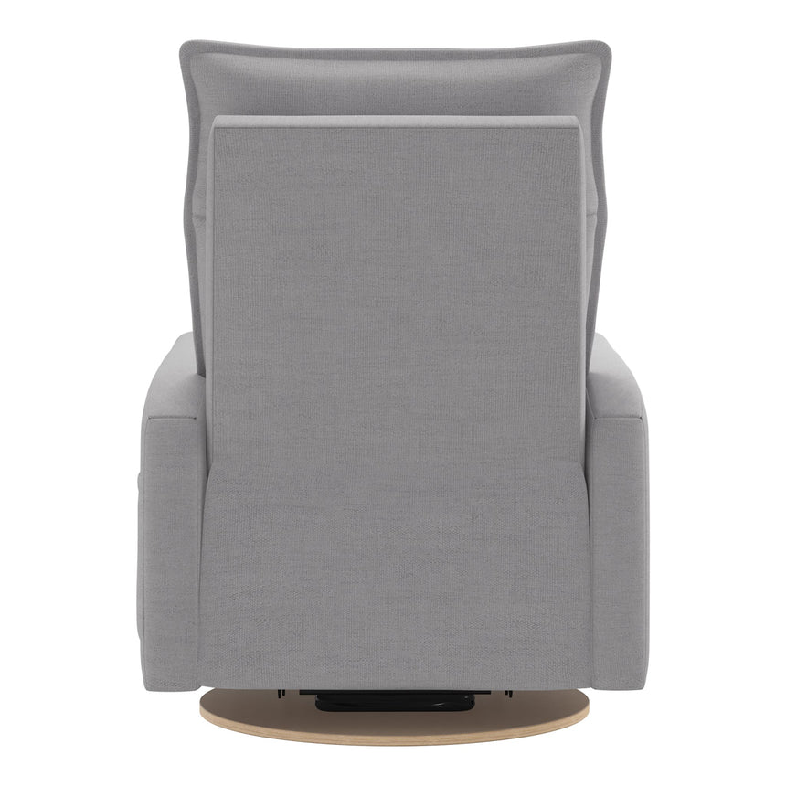 Grand Fauteuil Berçant et Pivotant Arya avec Mécanisme Électrique - Como Dove Grey-Jaymar BB-JAM-526295COMO61-CLÉMENT
