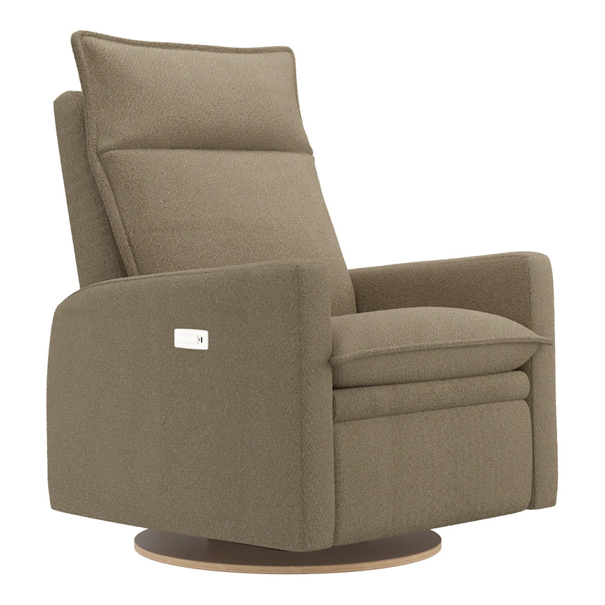 Grand Fauteuil Berçant et Pivotant Arya avec Mécanisme Électrique - Mocha-Jaymar BB-JAM-526295MOC606-CLÉMENT