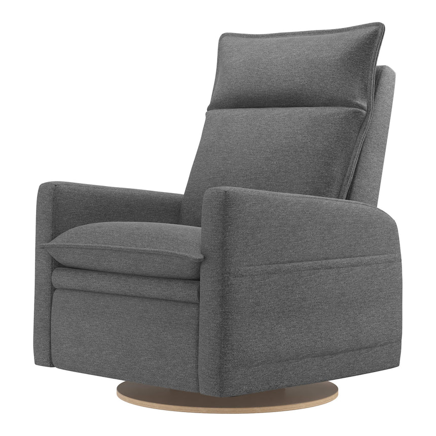 Grand Fauteuil Berçant et Pivotant Arya avec Mécanisme Électrique - Nexus Charcoal-Jaymar BB-JAM-526295NEXU59-CLÉMENT