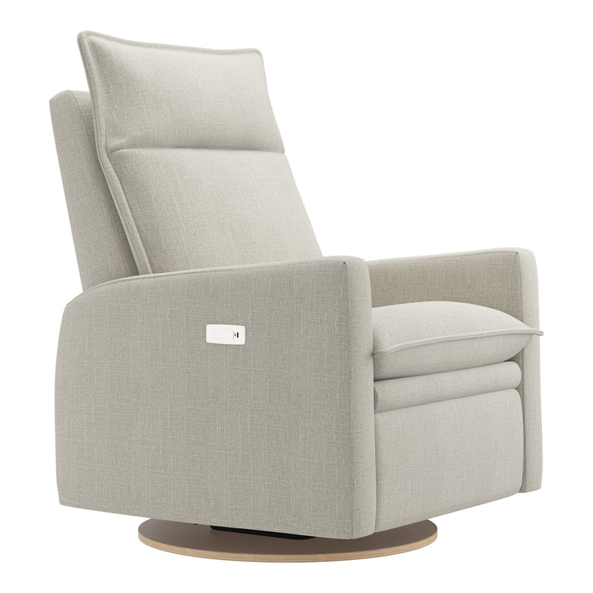 Grand Fauteuil Berçant et Pivotant Arya avec Mécanisme Électrique - Nubia Ivoire-Jaymar BB-JAM-526295NUBI01-CLÉMENT