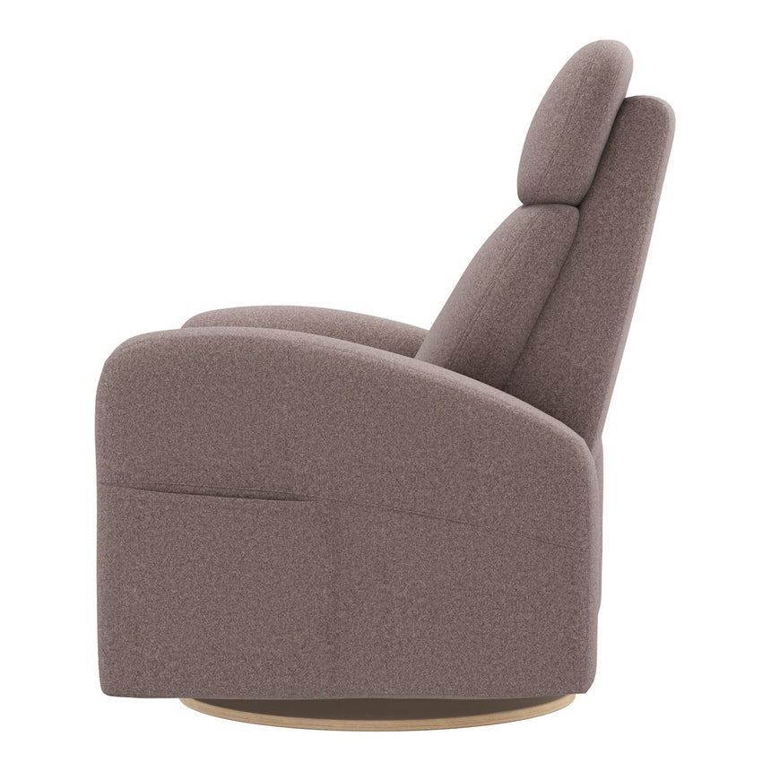 Grand Fauteuil Berçant Inclinable Pivotant Hailey avec Mécanisme Électrique - Arlo Beige-Jaymar BB-JAM-527295ARLO96-CLÉMENT