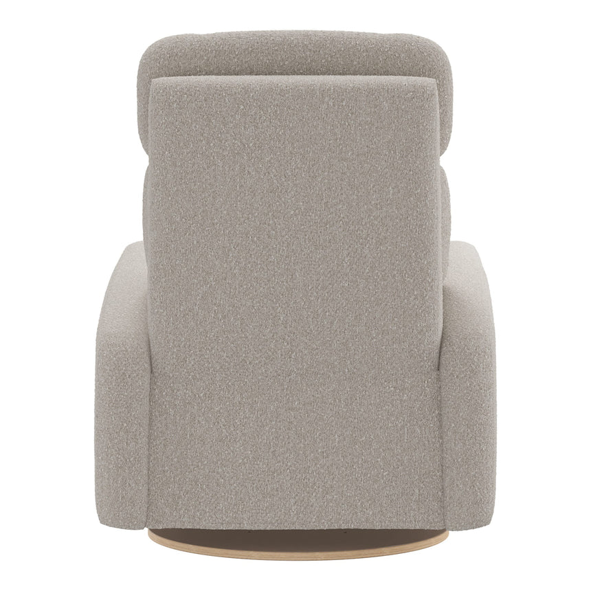 Grand Fauteuil Berçant Inclinable Pivotant Hailey avec Mécanisme Électrique - Beyond Sheep Vanilla-Jaymar BB-JAM-527295BEYO11-CLÉMENT