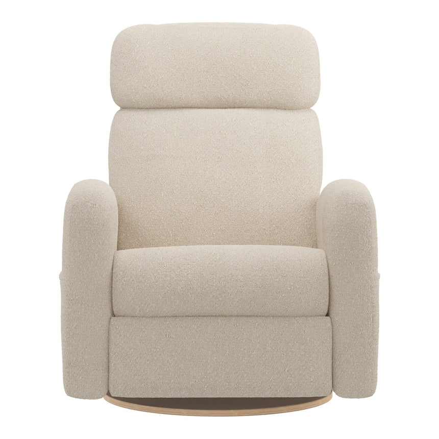 Grand Fauteuil Berçant Inclinable Pivotant Hailey avec Mécanisme Électrique - Beyond Sheep Cream-Jaymar BB-JAM-527295BEYO14-CLÉMENT
