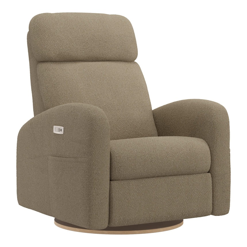 Grand Fauteuil Berçant Inclinable Pivotant Hailey avec Mécanisme Électrique - Mocha-Jaymar BB-JAM-527295MOC606-CLÉMENT