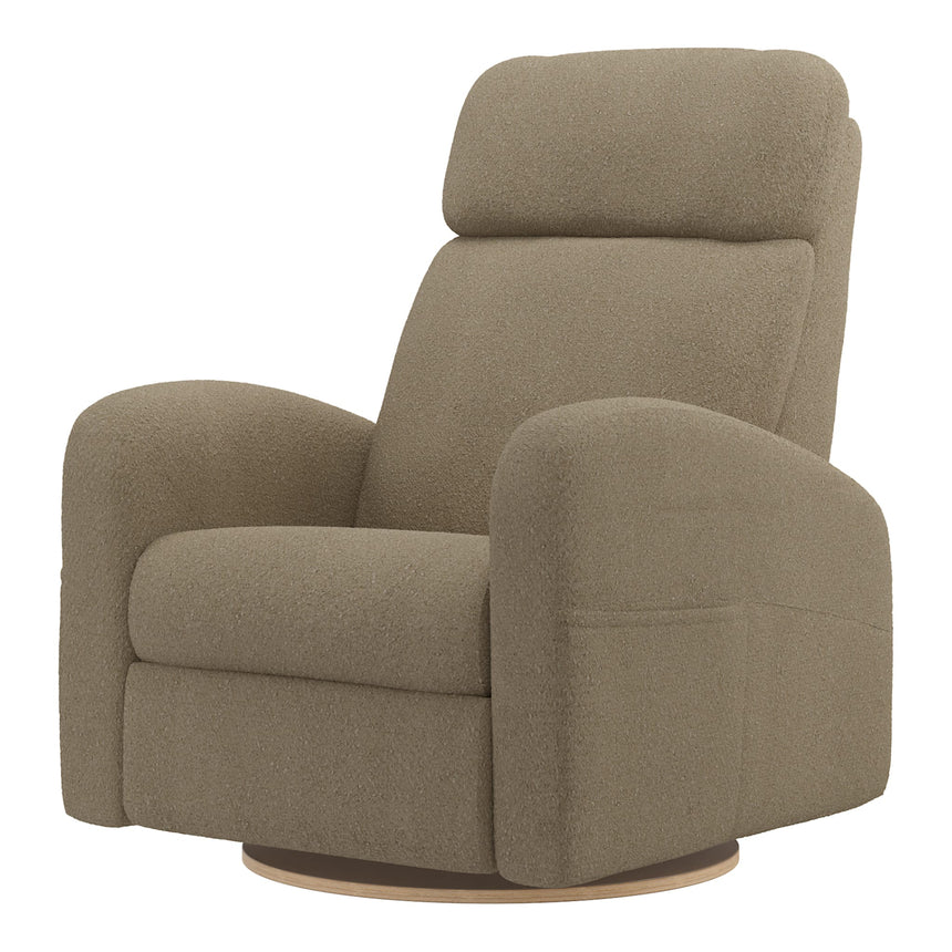 Grand Fauteuil Berçant Inclinable Pivotant Hailey avec Mécanisme Électrique - Mocha-Jaymar BB-JAM-527295MOC606-CLÉMENT