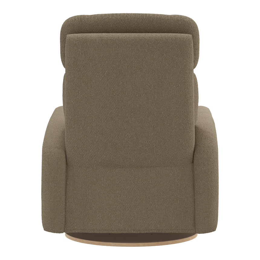 Grand Fauteuil Berçant Inclinable Pivotant Hailey avec Mécanisme Électrique - Mocha-Jaymar BB-JAM-527295MOC606-CLÉMENT