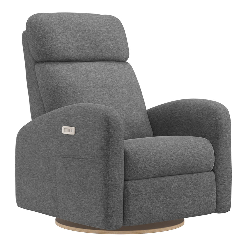Grand Fauteuil Berçant Inclinable Pivotant Hailey avec Mécanisme Électrique - Nexus Charcoal-Jaymar BB-JAM-527295NEXU59-CLÉMENT