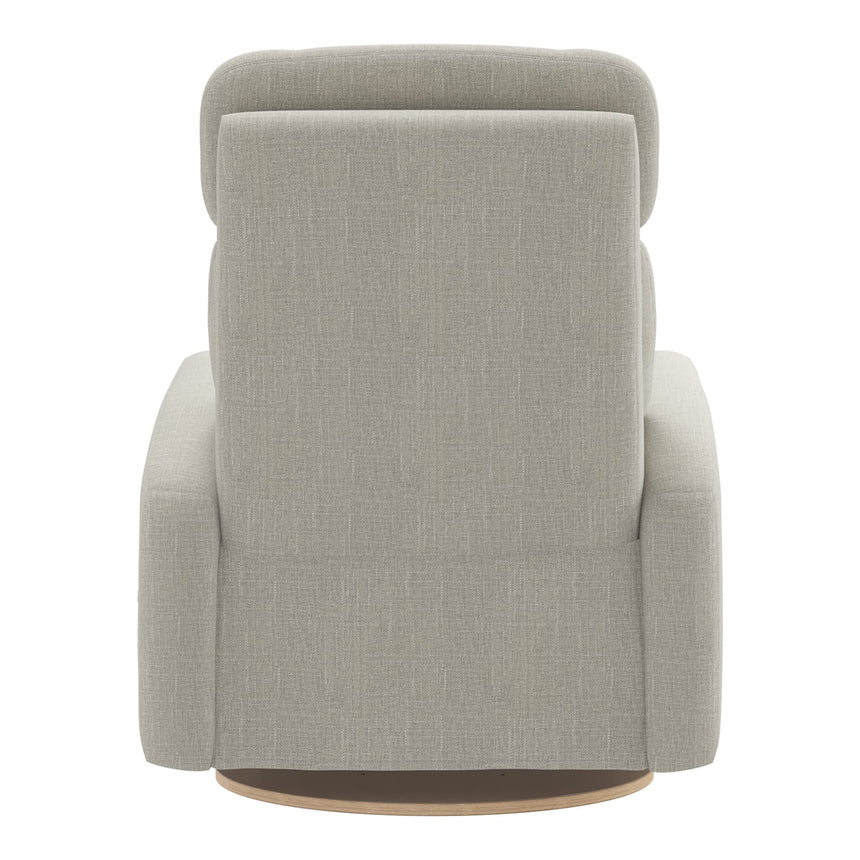 Grand Fauteuil Berçant Inclinable Pivotant Hailey avec Mécanisme Électrique - Nubia Ivoire-Jaymar BB-JAM-527295NUBI01-CLÉMENT