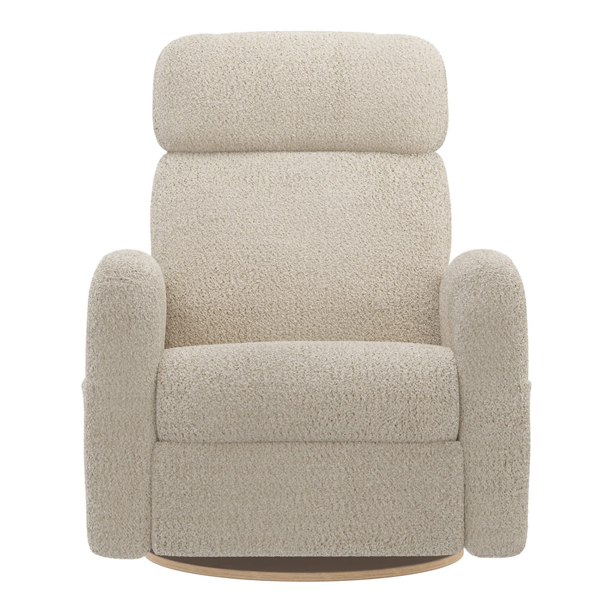 Grand Fauteuil Berçant Inclinable Pivotant Hailey avec Mécanisme Électrique - Puppy Sand-Jaymar BB-JAM-527295PUPP14-CLÉMENT