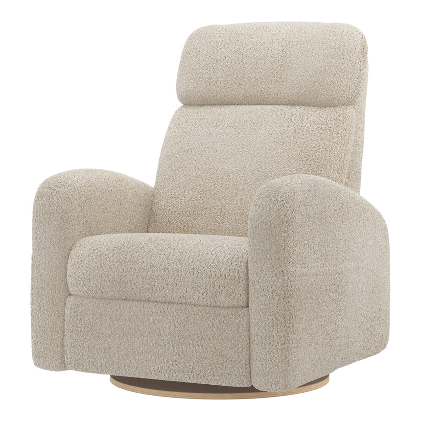 Grand Fauteuil Berçant Inclinable Pivotant Hailey avec Mécanisme Électrique - Puppy Sand-Jaymar BB-JAM-527295PUPP14-CLÉMENT