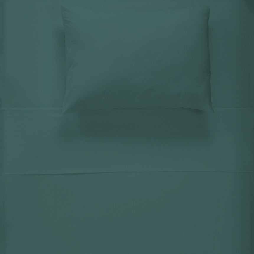 Flannel Double Sheet Set - Green