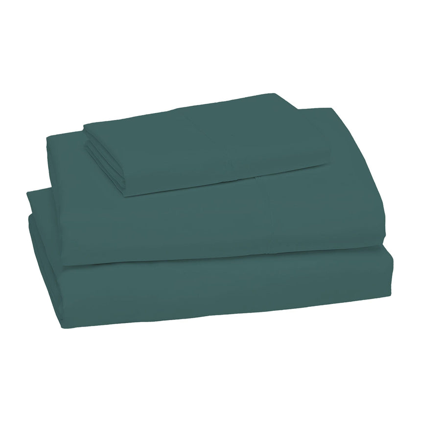 Flannel Double Sheet Set - Green