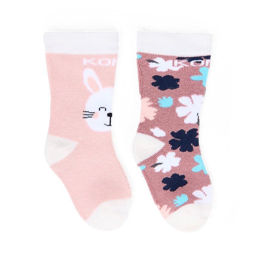 Bas Thermal Paquet de 2 Animal Friends 3-24m-Kombi-Rose-3-9 m-KOM-F1385T-LAPIN-CLÉMENT