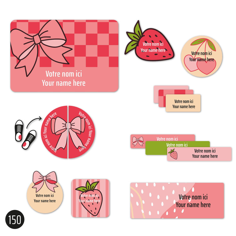 Essential Name Labels - Bows