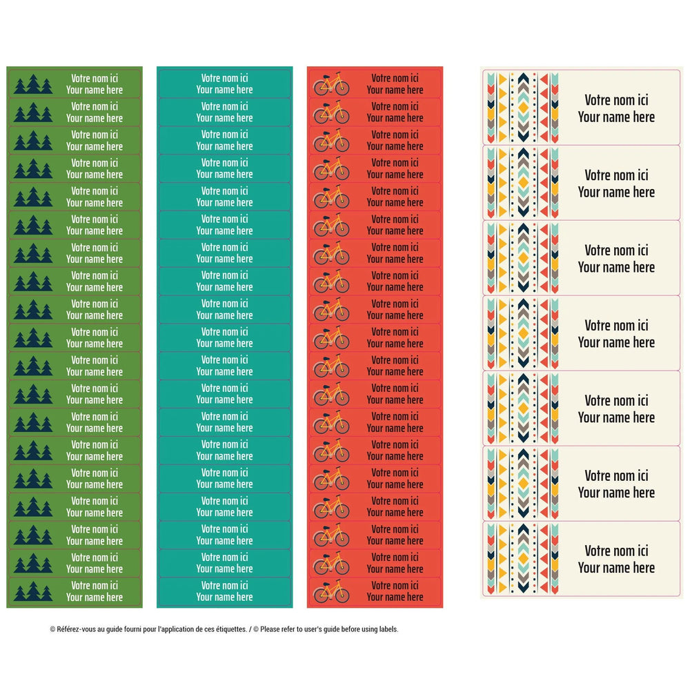 Essential Name Labels - Camp