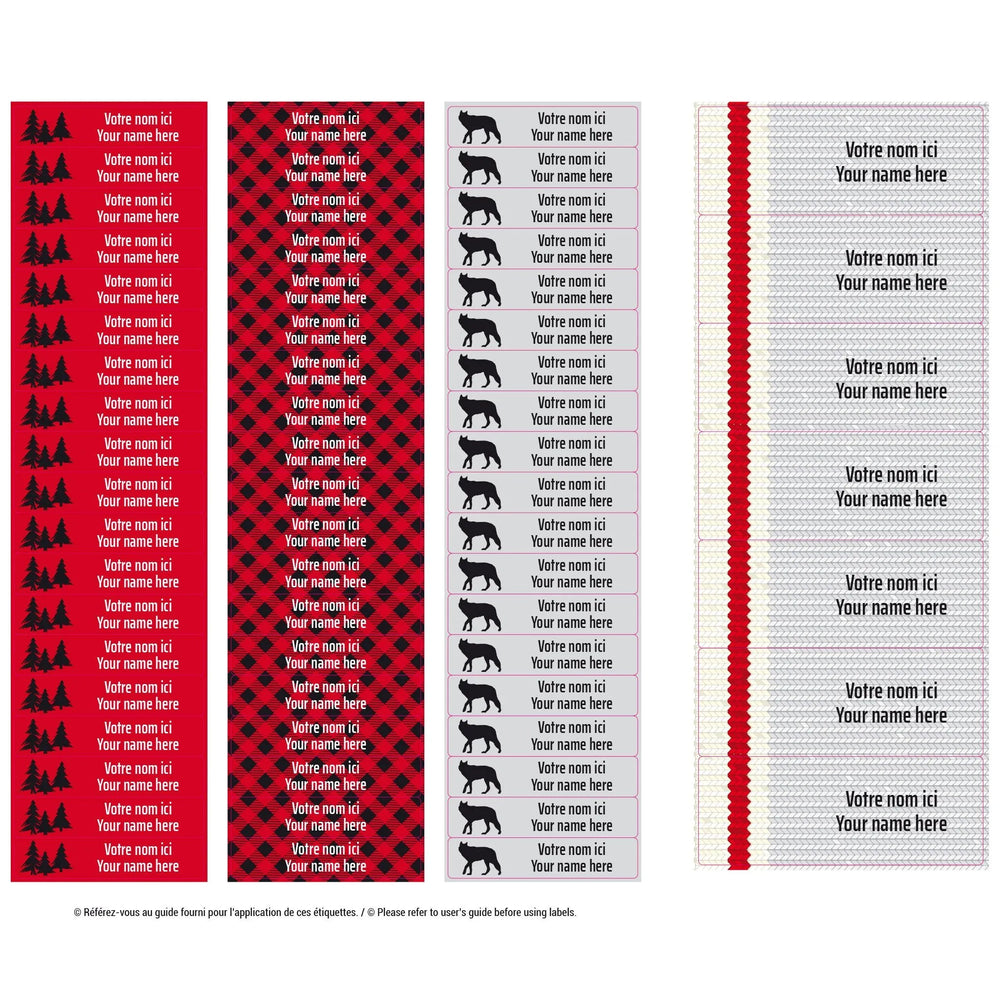 Essential Name Labels - Hunter