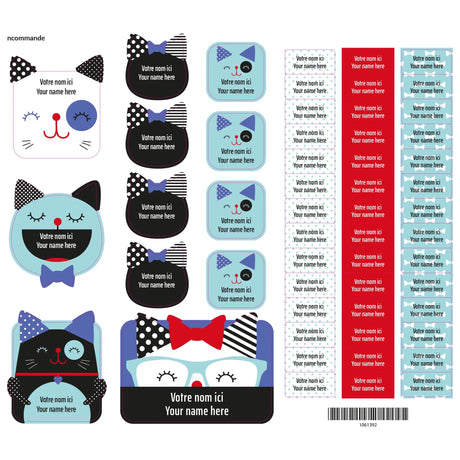 Étiquettes Essentiel - Chats