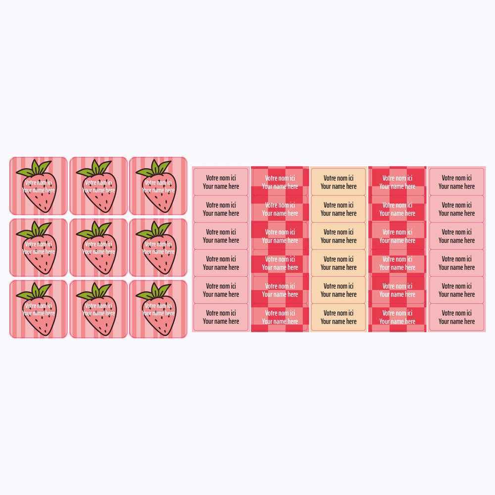 Classical Name Labels - Bows