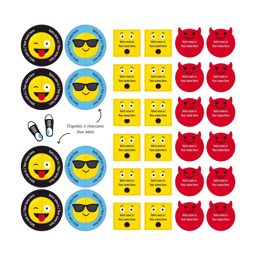 Essential Name Labels - Emojis