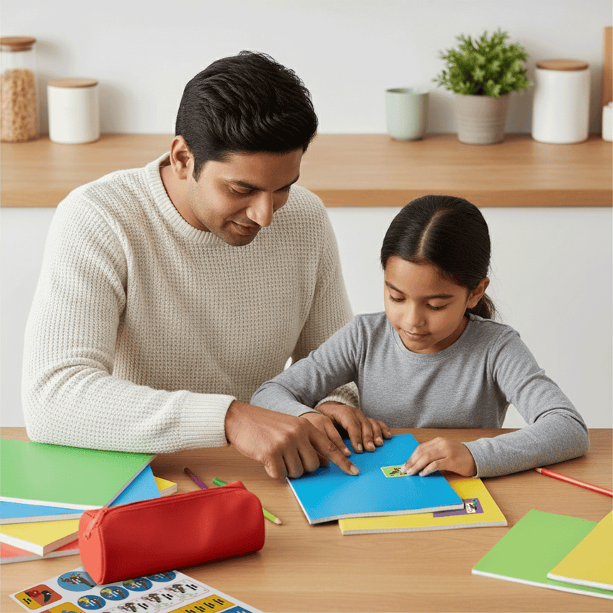 Daycare Name Labels - Little Wolf