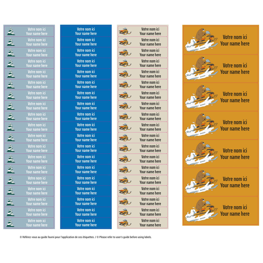 Essential Name Labels - Skidoo