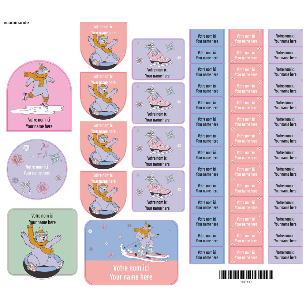 Essential Name Labels - Skate